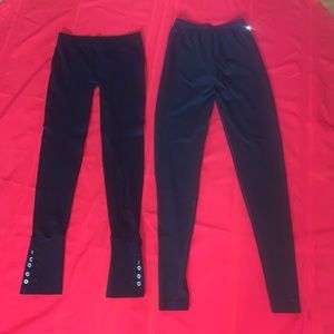 2 Pairs of Black Leggings